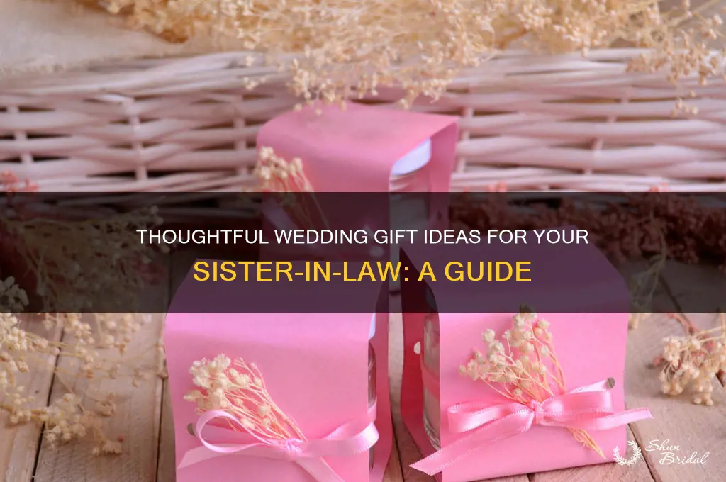 what to gift sister in law on her wedding