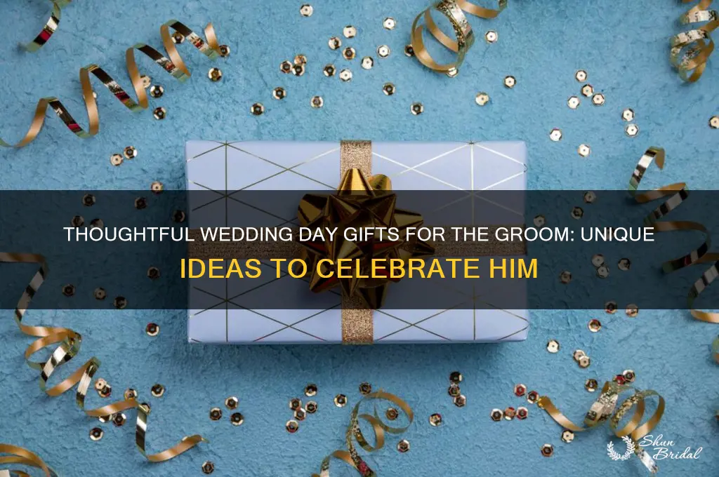 what to gift the groom on wedding day