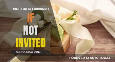 Choosing a Wedding Gift When Not Attending the Nuptials