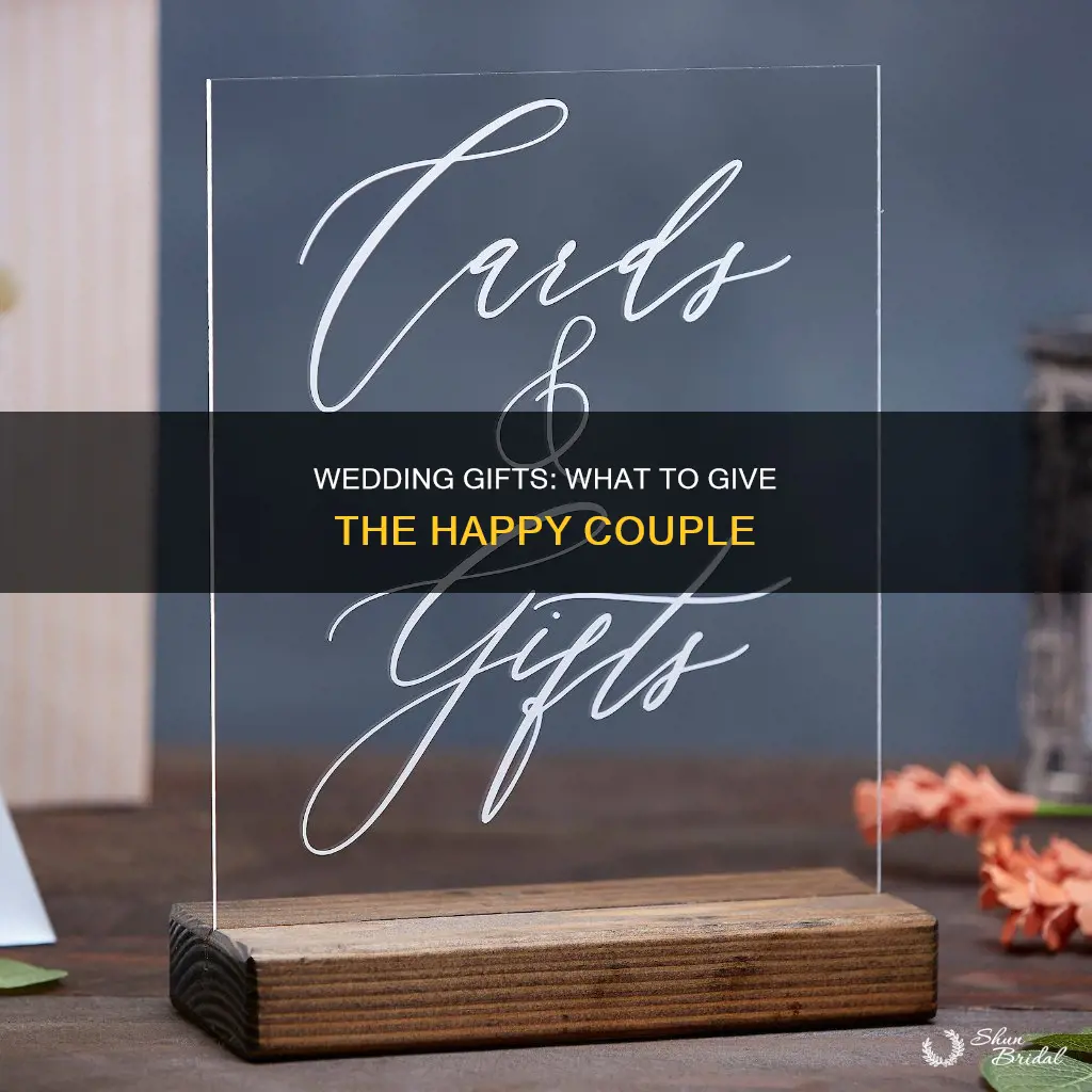 what to give at a wedding reception