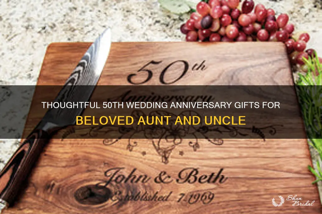 what to give aunt and uncle for 50th wedding anniversary