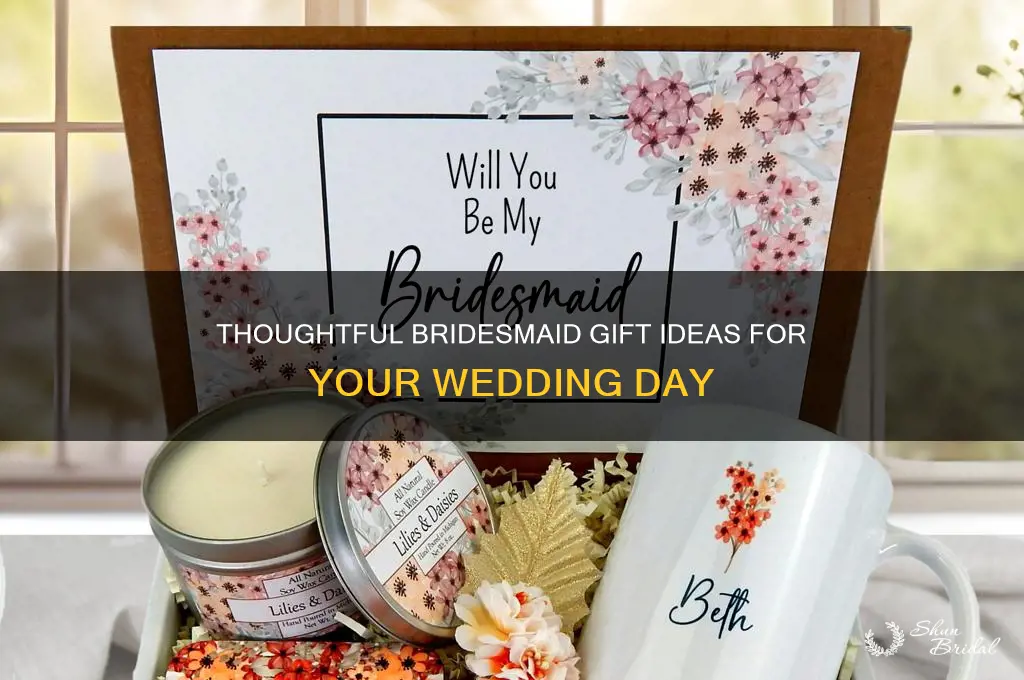 what to give bridesmaids as gifts on wedding day