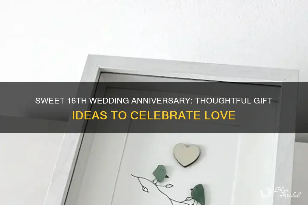 what to give for 16th wedding anniversary