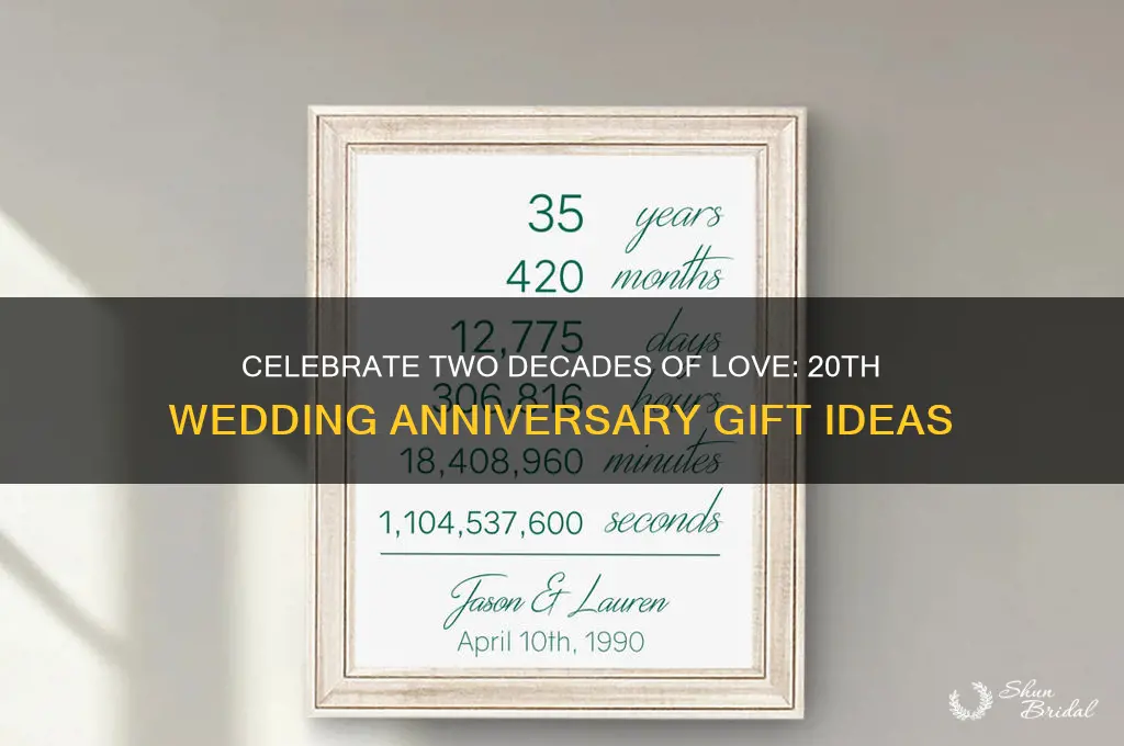what to give for 20th wedding anniversary