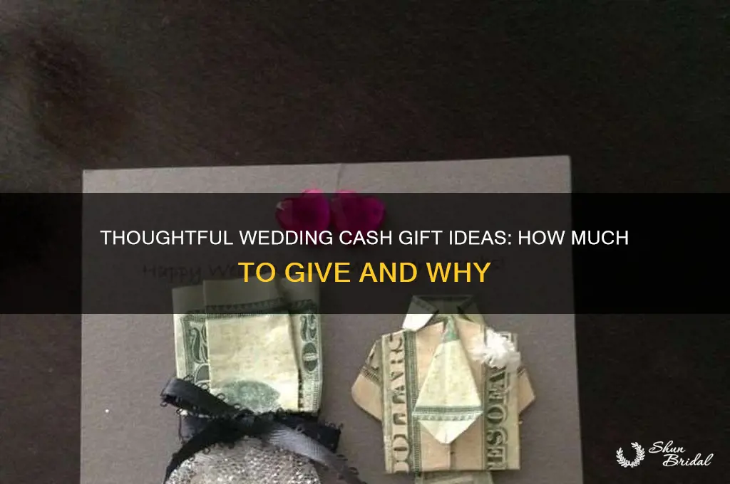 what to give for a wedding cash gift