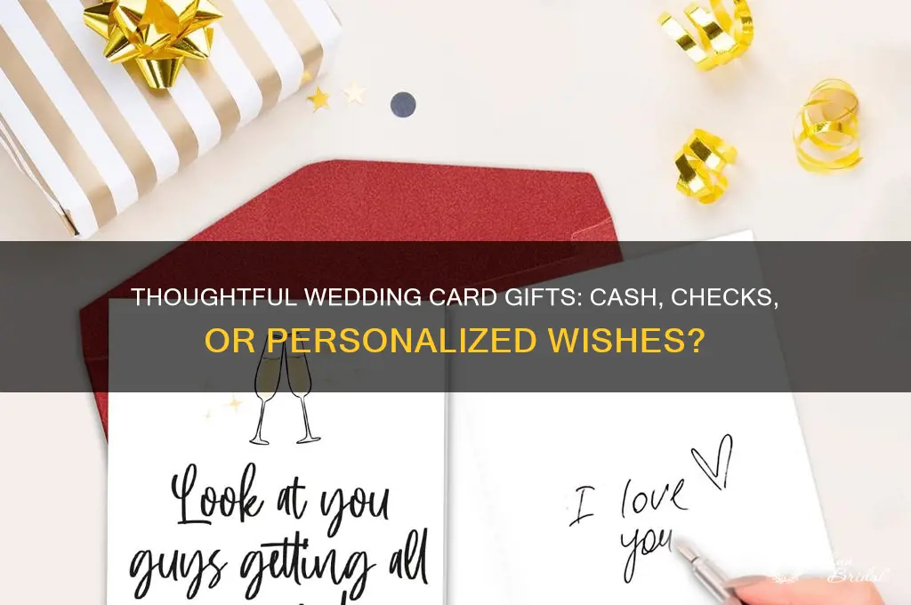 what to give in a wedding card