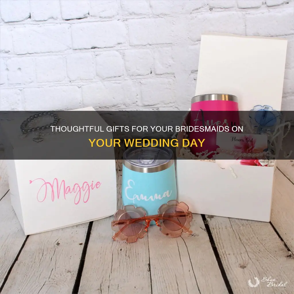 what to give your bridesmaids on the wedding day