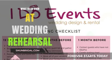 Mastering Your Wedding Rehearsal: Key Details to Cover for a Flawless Ceremony