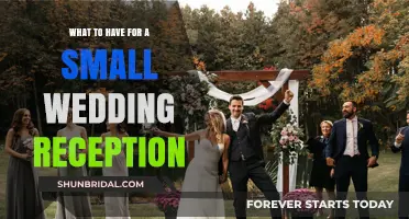 Ideas for a Small Wedding Reception