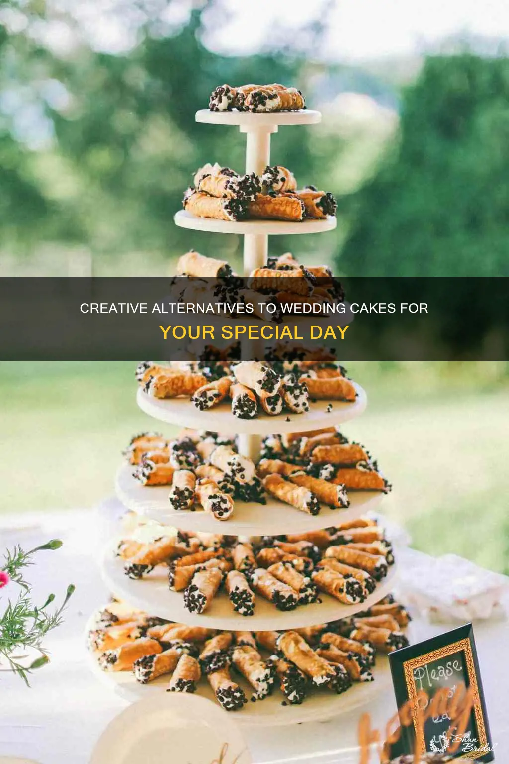 what to have instead of wedding cake