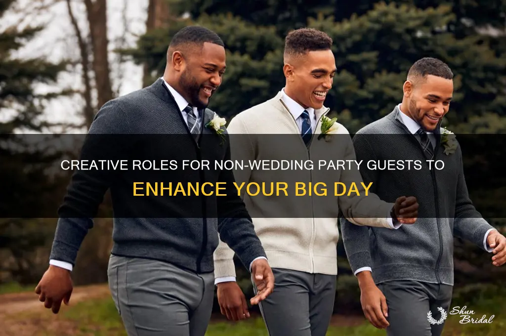 what to have non-wedding party people do
