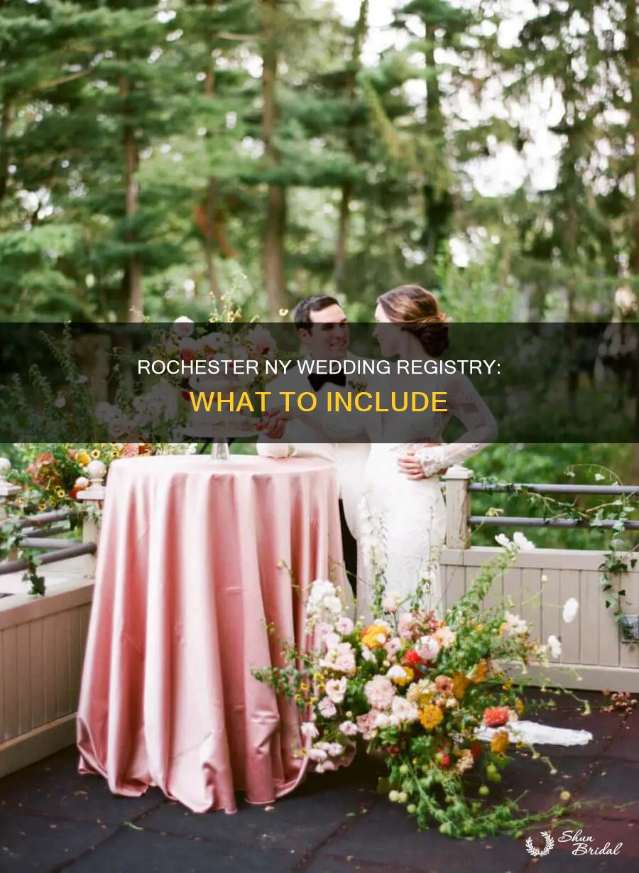 what to have on a wedding registry rochester ny