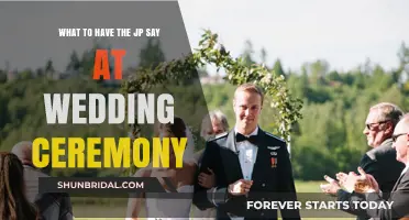 Crafting the Perfect JP Wedding Ceremony Script: Tips and Ideas