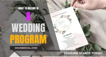Wedding Programs: What to Include and Why