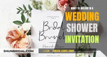 Wedding Shower Invites: What to Include and Why