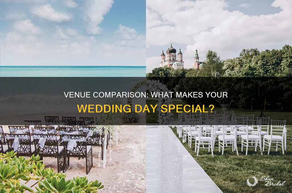 what to include in a wedding venue comparison