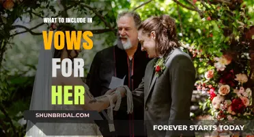 Crafting Heartfelt Vows: Essential Elements to Include for Her