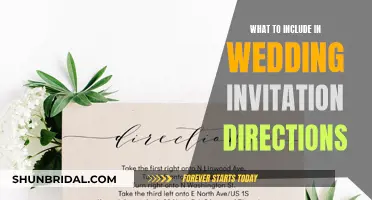 Crafting Wedding Invitation Directions: A Comprehensive Guide