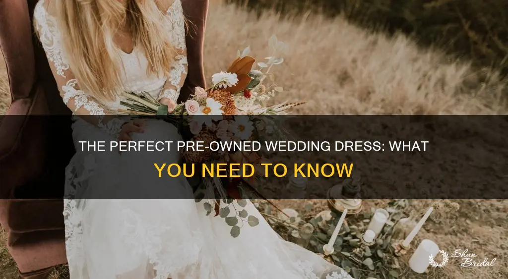 what to know about buying wedding dress pre-owned