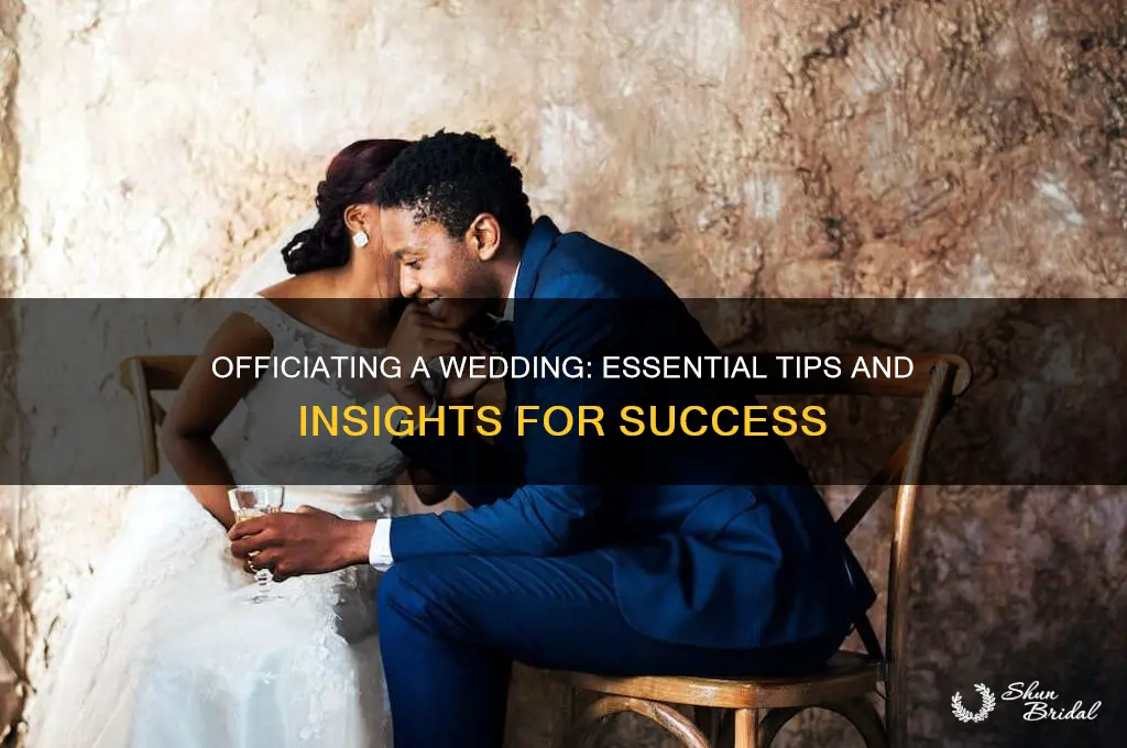 what to know about officiating a wedding