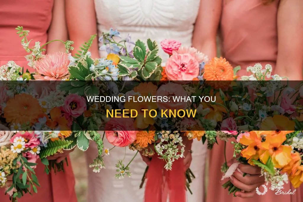what to know about ordering wedding flowers