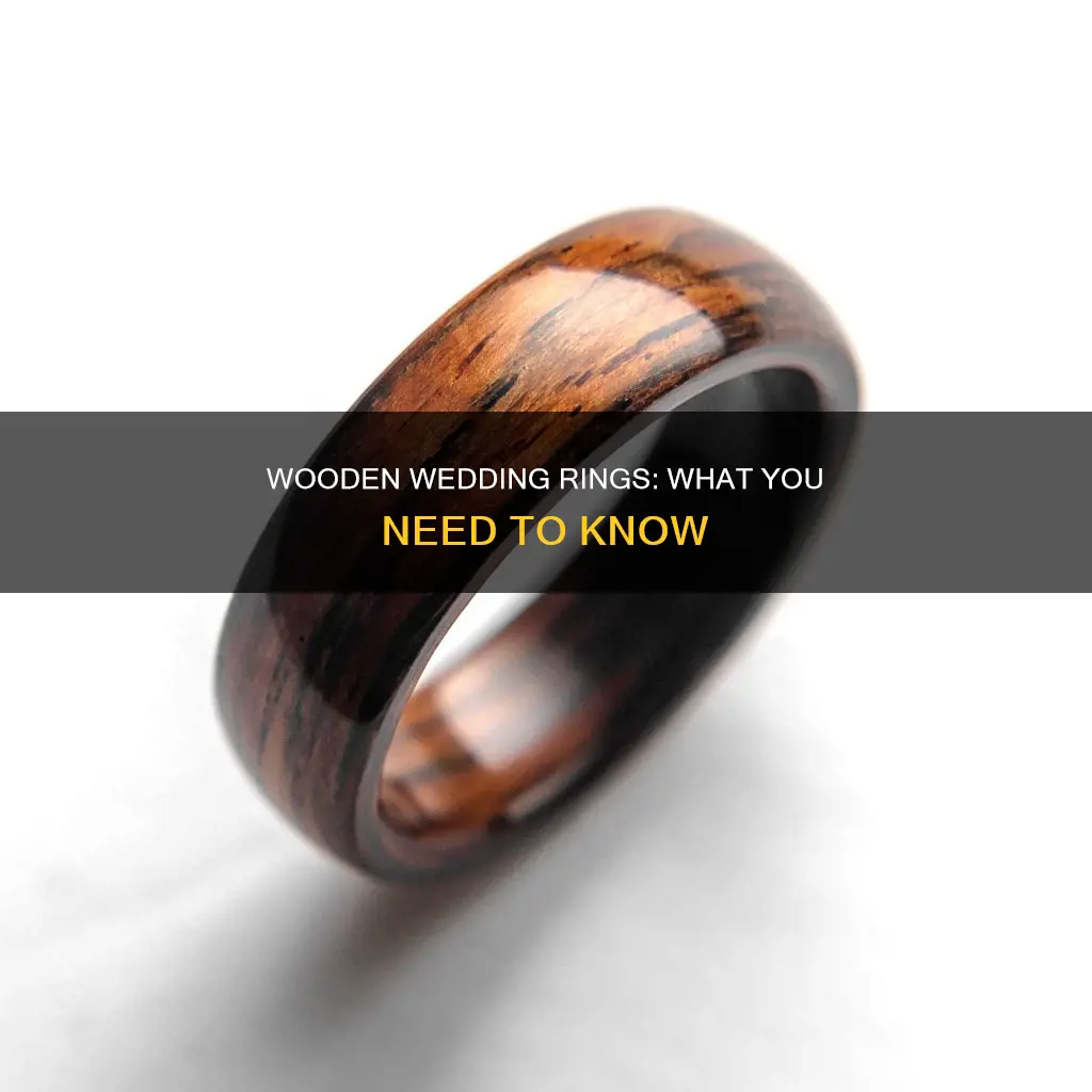 what to know about wood wedding rings