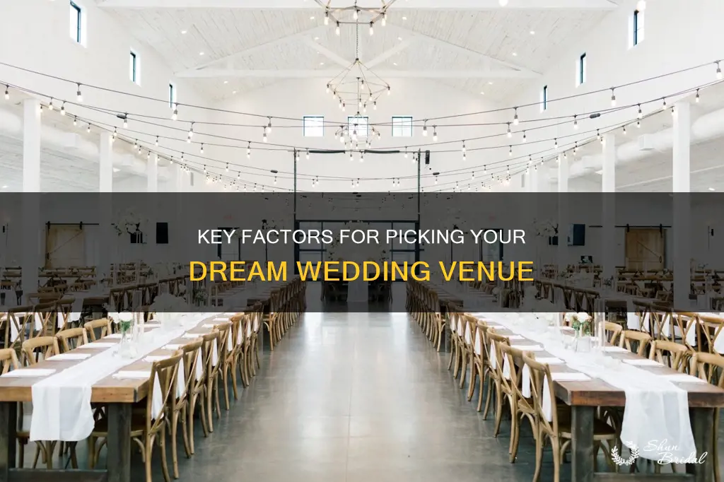 what to know when picking a wedding venue