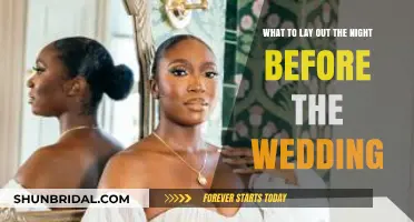 Stress-Free Wedding Day: Essential Items to Prepare the Night Before