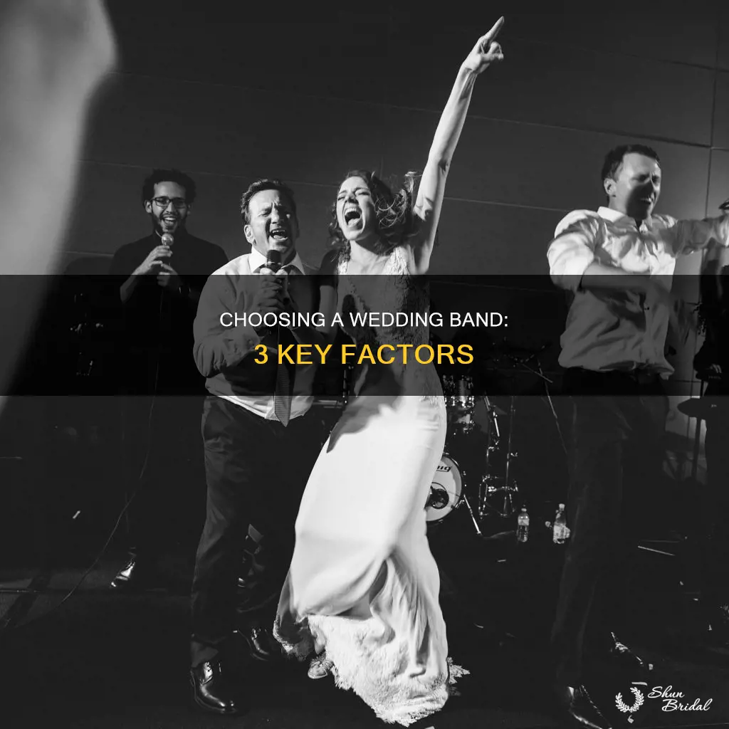 what to look for in a live wedding band