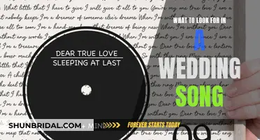 Finding the Perfect Wedding Song: Key Considerations