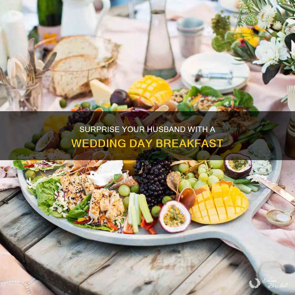 what to make for your husband on your wedding day