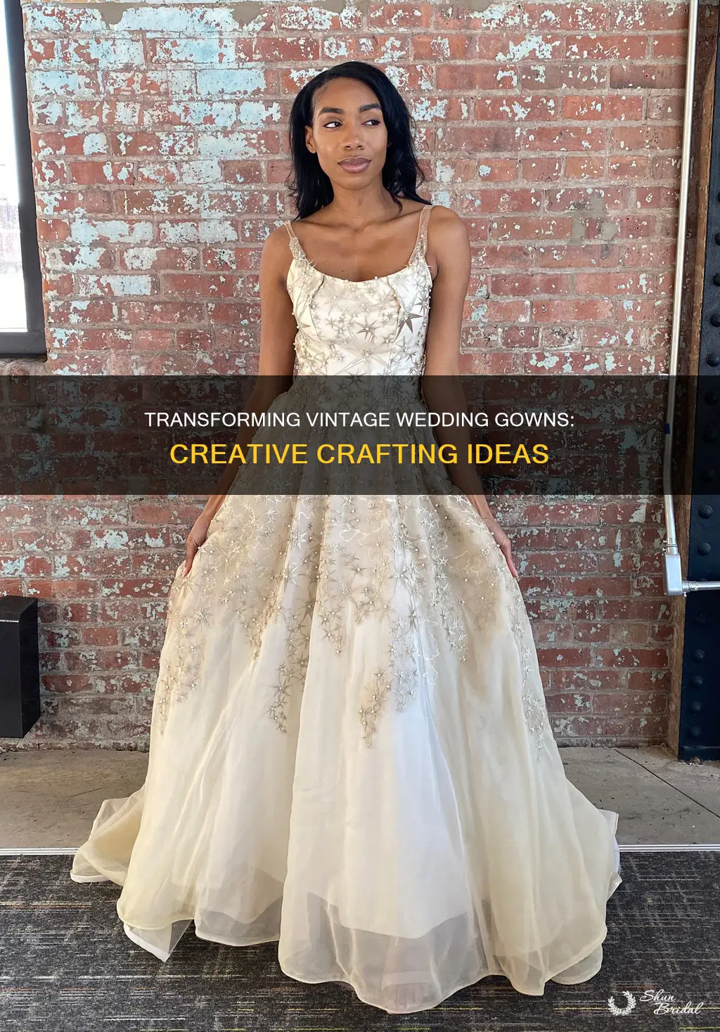 what to make from a vintage wedding gown