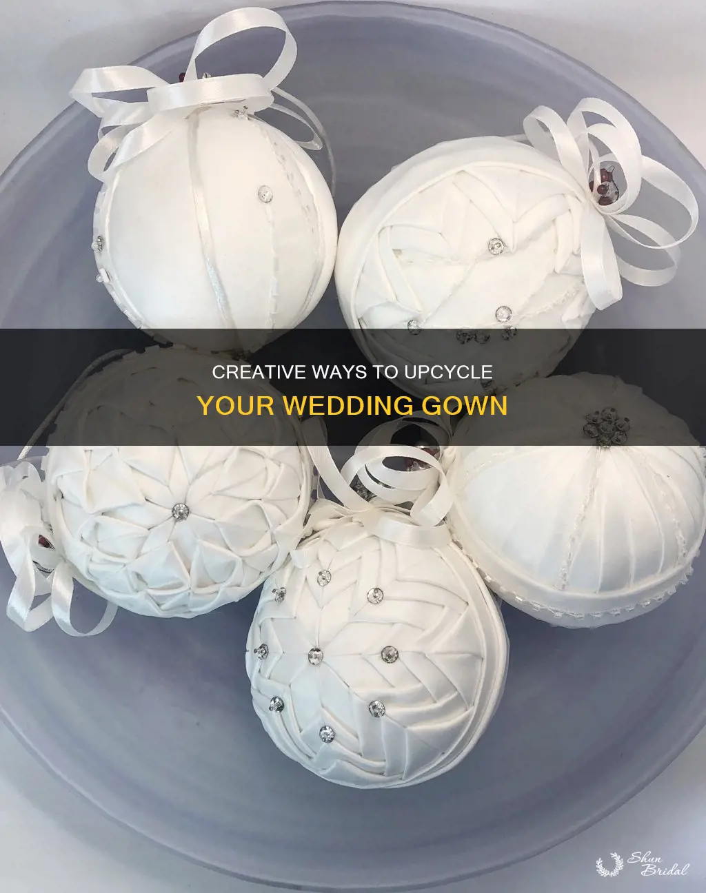 what to make from wedding gowns