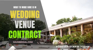 Ensure Your Wedding Venue Contract Includes These Essentials