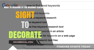 Essential Wedding Ceremony Site Measurements for Perfect Decor Planning