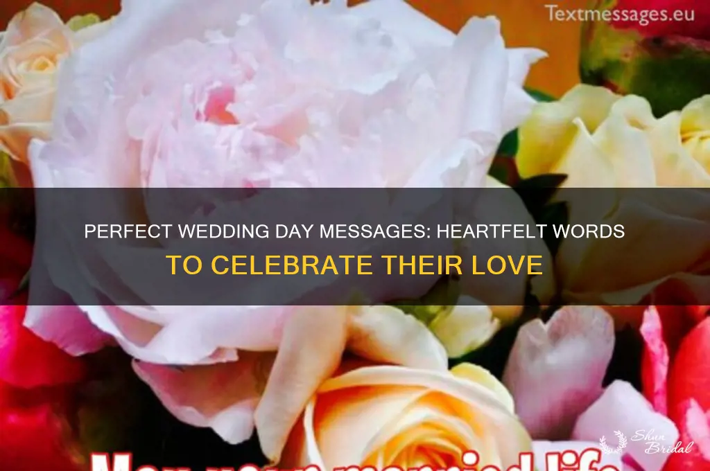 what to message someone on their wedding day
