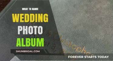 Creative Wedding Album Titles for Your Special Day