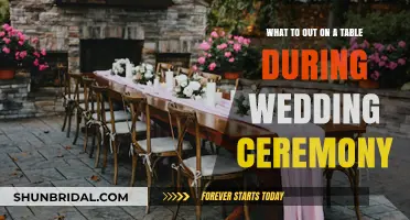 Elegant Wedding Table Essentials: Decorating Your Ceremony with Style