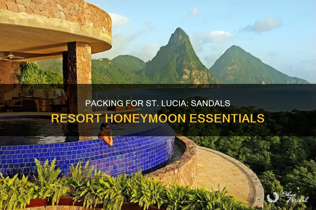 what to pack for honeymoon in st lucia sandals