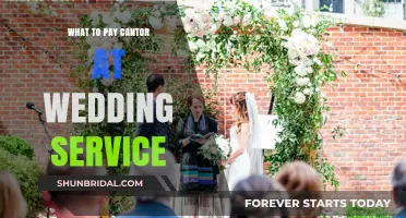 How Much to Pay a Cantor for Your Wedding Service