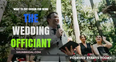 How Much to Pay Your Cousin for Officiating Your Wedding