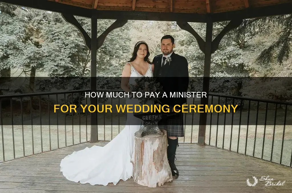 what to pay minister for wedding