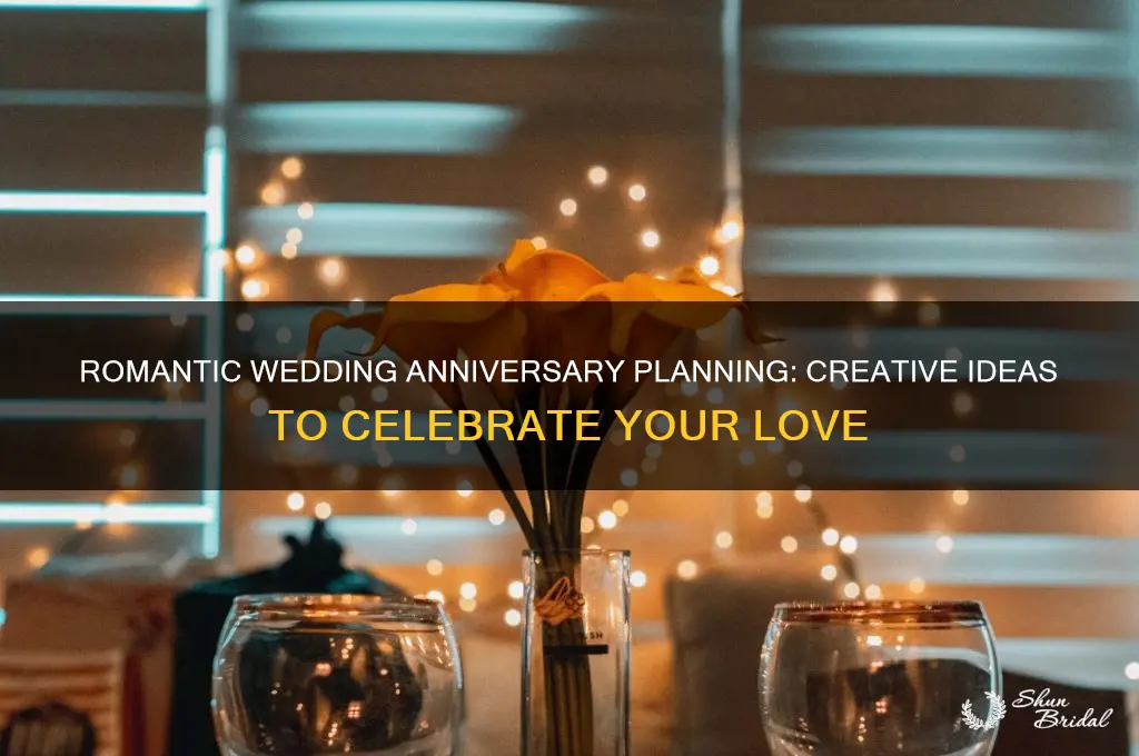 what to plan for wedding anniversary
