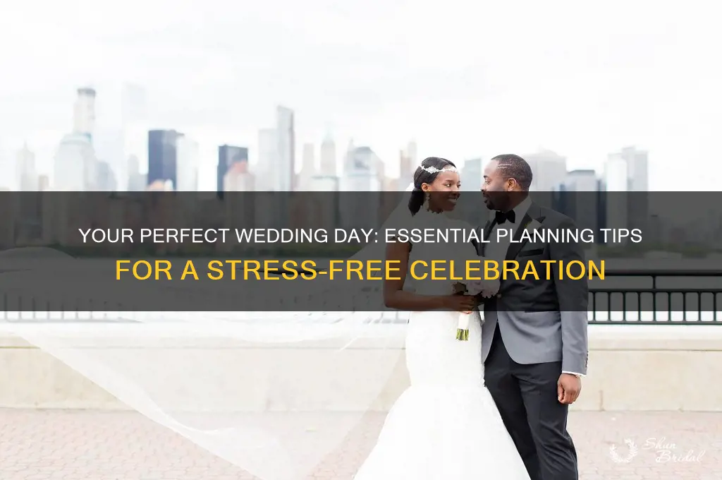 what to plan for wedding day