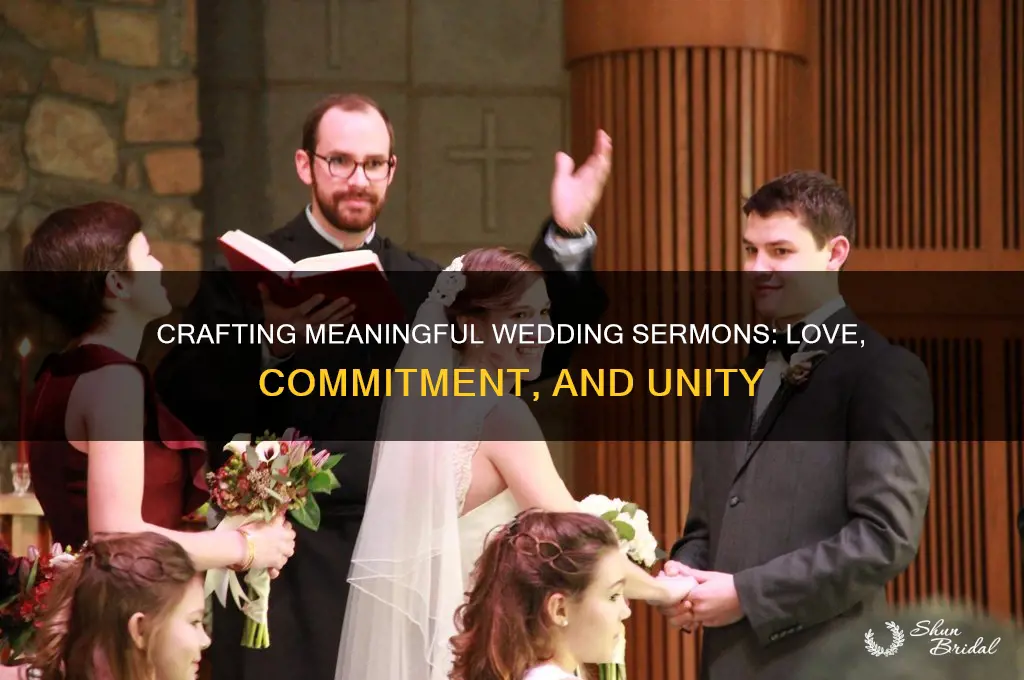 what to preach at a wedding ceremony