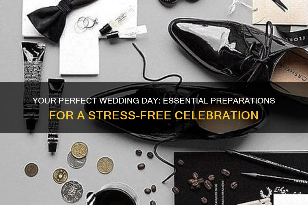 what to prepare for wedding day