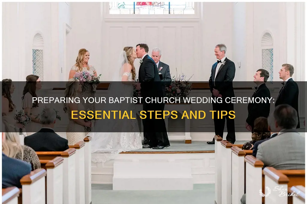 what to prepare wedding ceremony baptist church