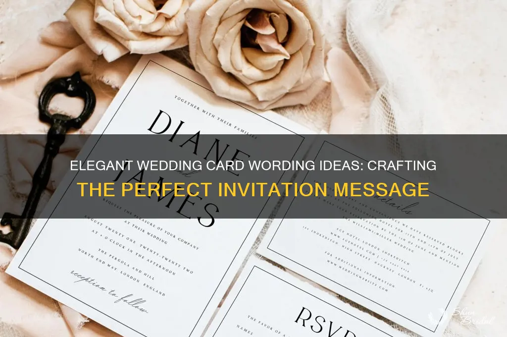 what to print on wedding card