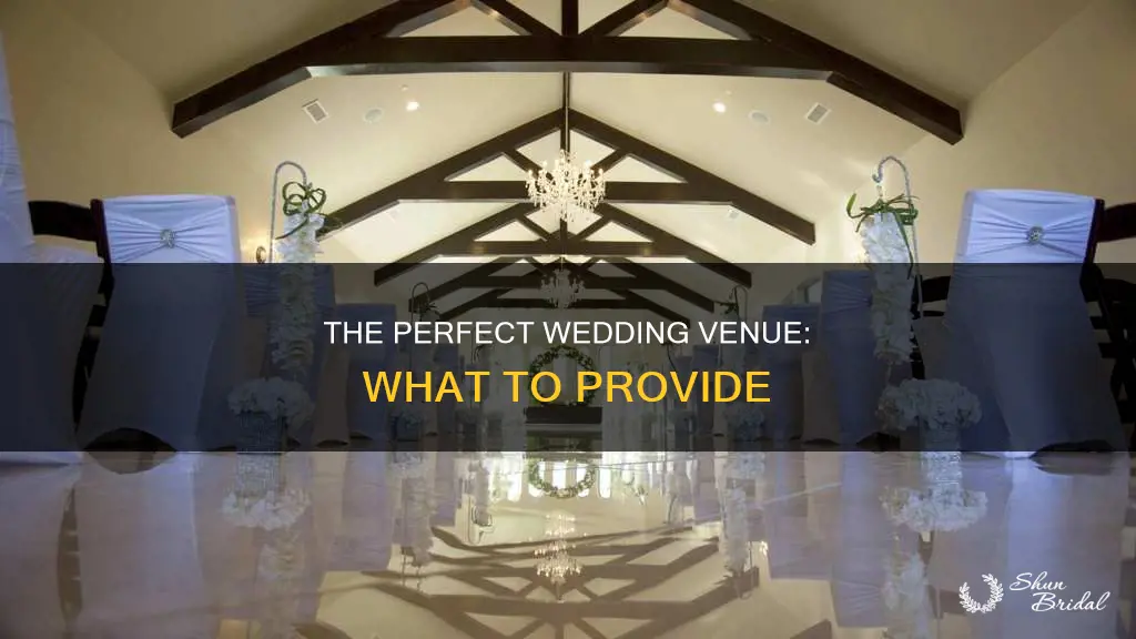 what to provide to have a succesful wedding event venue