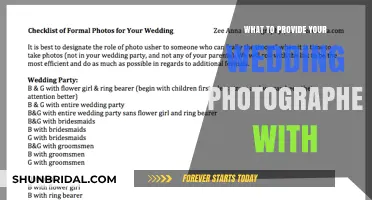 Key Details Your Wedding Photographer Needs